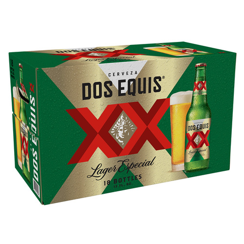 Zoom to enlarge the Dos Equis Lager • 18pk Bottle