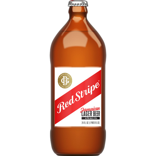 Zoom to enlarge the Red Stripe Lager • 24oz Bottle