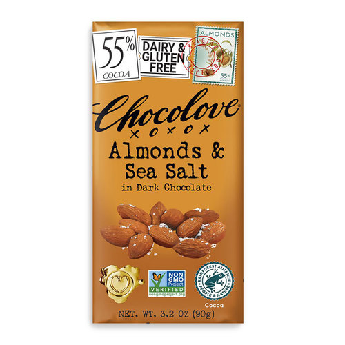 Zoom to enlarge the Chocolove Almonds & Sea Salt Dark Chocolate Candy Bar