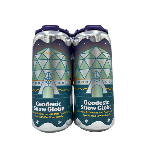 Zoom to enlarge the Burlington Geodesic Snowglobe Ba Barleywine • 16oz Cans