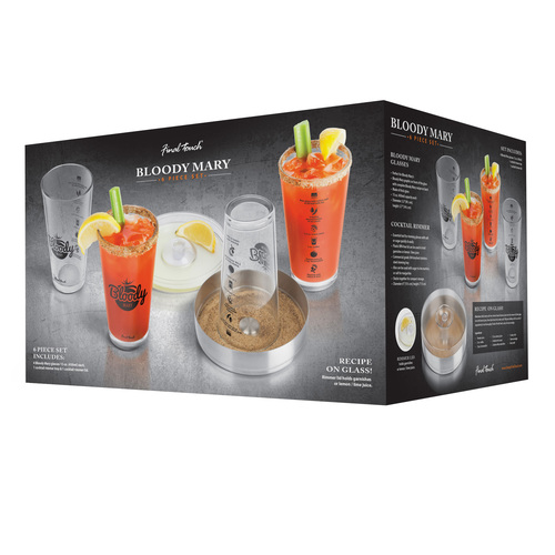 Final Touch® Bloody Mary Time Cocktail Glass Set at Von Maur