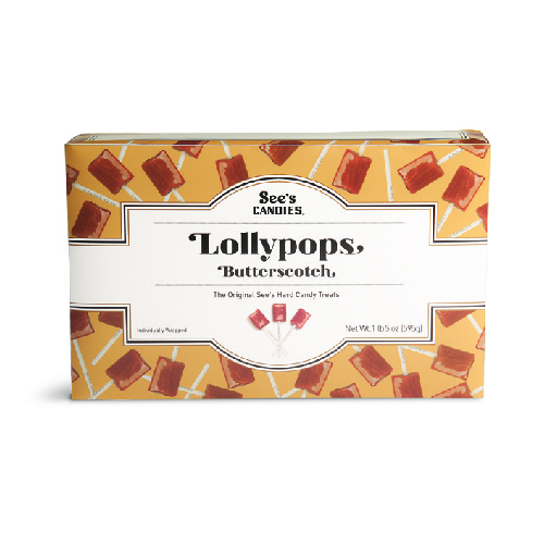 See's Butterscotch Lollypops Candies