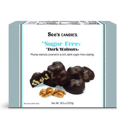 Zoom to enlarge the See’s Sugar Free Dark Chocolate Walnut