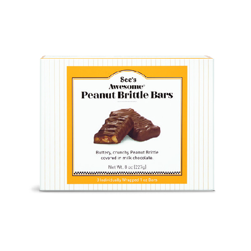 Zoom to enlarge the See’s Candies • Awesome Peanut Brittle Bar