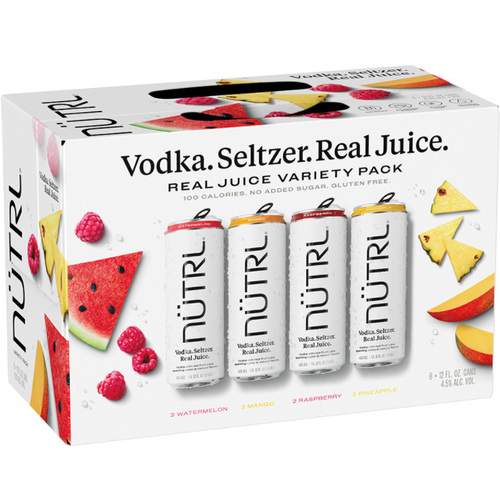 Zoom to enlarge the Nutrl Vodka Seltzer • Fruit Variety Pack 8pk-12oz