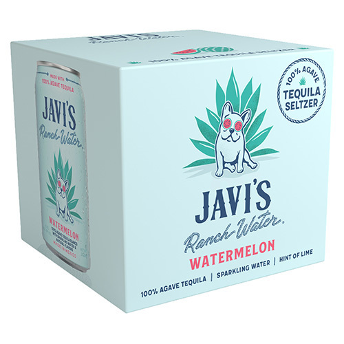 Javi's Ranch Water Cocktail • Watermelon 4pk-12oz