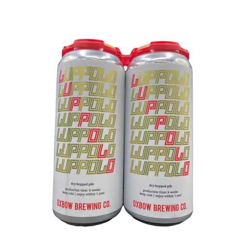 Zoom to enlarge the Oxbow Brewing Luppolo Pilsner &bull; 16oz Cans