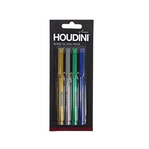 Zoom to enlarge the Joseph Grace • Houdini Wine Glass Pens • 4 Pk