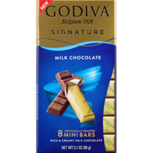 Godiva Chocolate Mini Bars • Milk