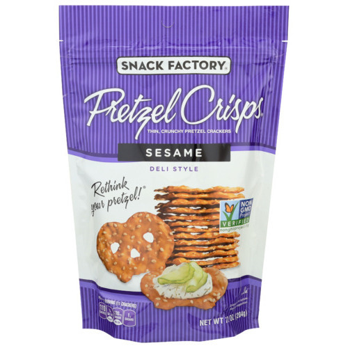 Zoom to enlarge the Snack Factory Pretzel Crisp • Sesame