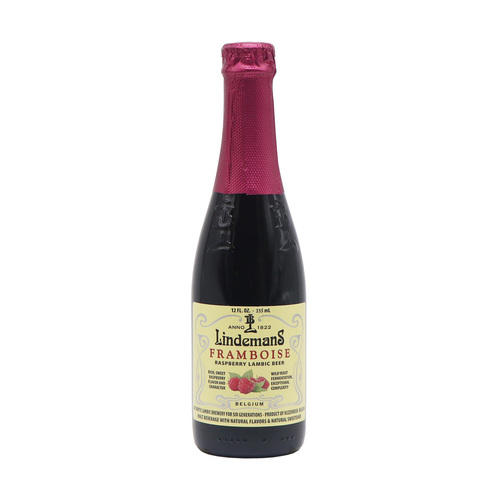 Zoom to enlarge the Lindemans Framboise Belgian Raspberry Lambic 12oz Bottle