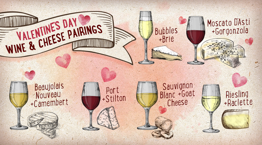 Valentine's Day Wine & Cheese Pairings - Spec's Wines, Spirits & Finer Foods