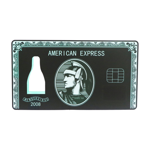 Zoom to enlarge the Black Amex Card Led Bottle Presenter