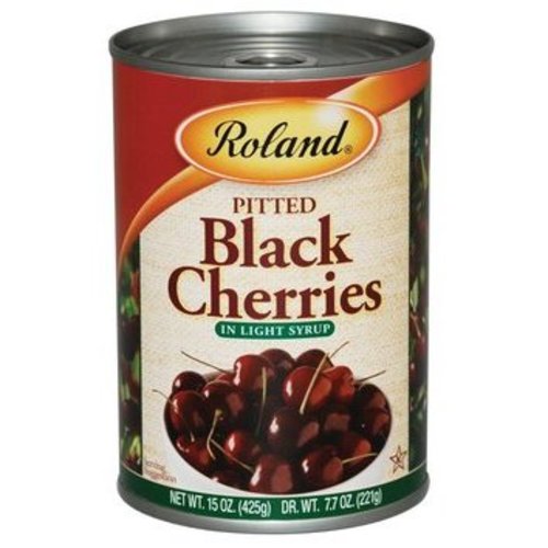 Zoom to enlarge the Roland Pitted Cherries • Black In Light Syrup