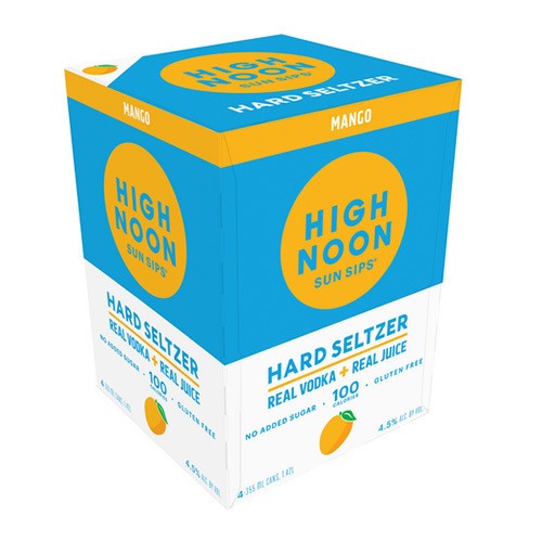 Zoom to enlarge the High Noon Mango Vodka Hard Seltzer 4pk