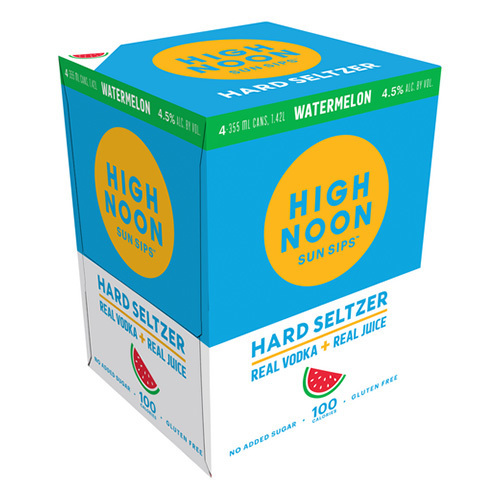 Zoom to enlarge the High Noon Watermelon Vodka Hard Seltzer 4pk