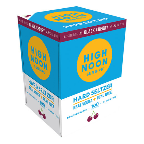 Zoom to enlarge the High Noon Black Cherry Vodka Hard Seltzer 4pk