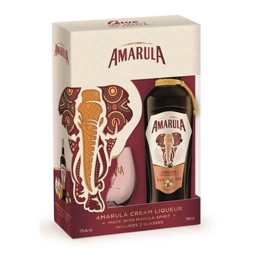 Zoom to enlarge the Amarula Cream Liqueur with Glass