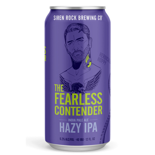 Zoom to enlarge the Siren Rock Fearless Contender Hazy IPA • Cans