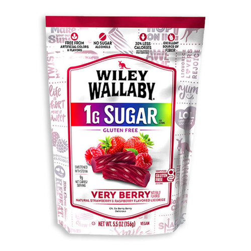 Zoom to enlarge the Wiley Wallaby Licorice • Berry Low Sugar