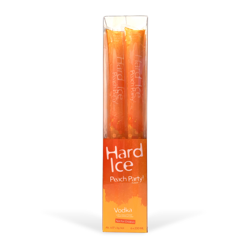 Zoom to enlarge the Hard Ice Vodka Freezies • Peach Party 6pk-200ml