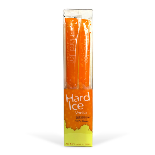 Zoom to enlarge the Hard Ice Vodka Freezies • Bent Orange 6pk-200ml