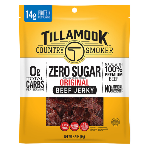 Zoom to enlarge the Tillamook Original Zero Sugar Jerky