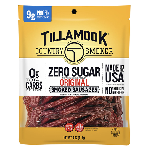 Zoom to enlarge the Tillamook Zero Sugar Original Smoked Sausages