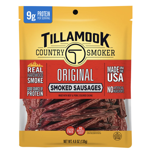 Zoom to enlarge the Jerky • Tillamook Country Smoker Original Smk Sausages In Bag