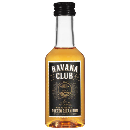 Zoom to enlarge the Havana Club Puerto Rican Rum &bull; Clasico 50ml (Each)