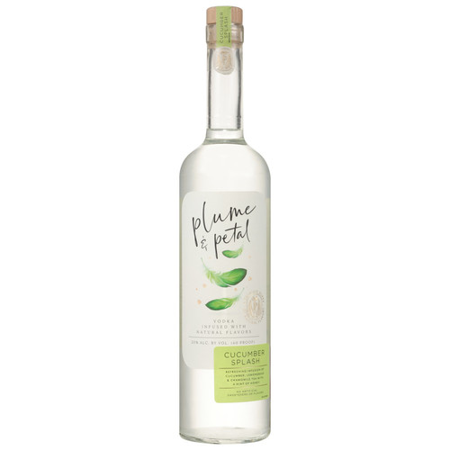 Zoom to enlarge the Plume & Petal Vodka • Cucumber Splash 6 / Case