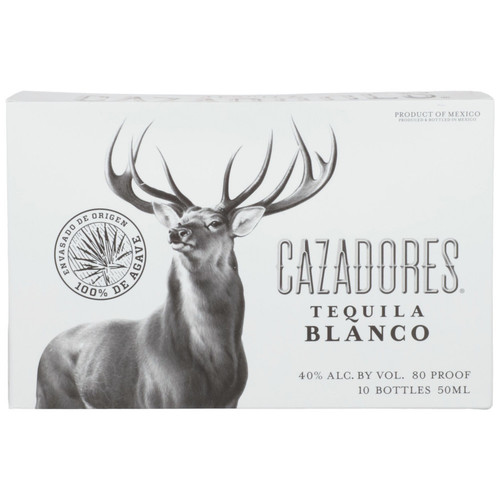 Zoom to enlarge the Cazadores Tequila Blanco • 50ml (Each)