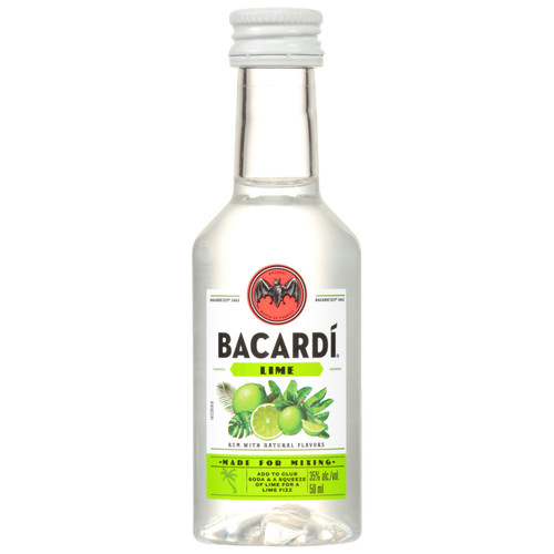 Zoom to enlarge the Bacardi Rum • Lime 50ml (Each)