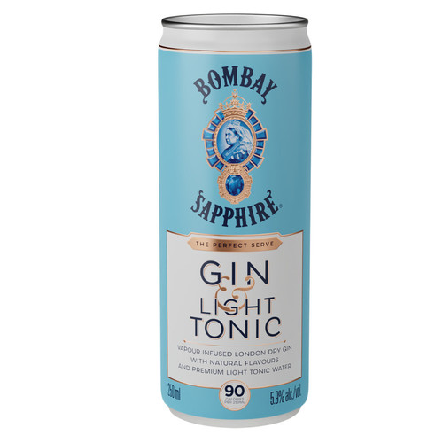 Zoom to enlarge the Bombay Sapphire Cocktails • Light Gin & Tonic 4pk