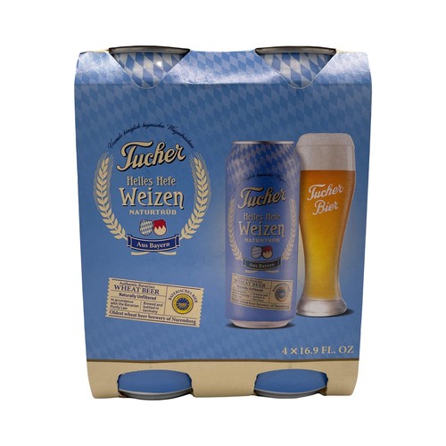 Zoom to enlarge the Tucher Hefeweizen • 4pk 16.9oz Can