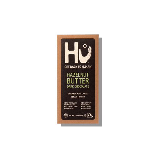 Zoom to enlarge the Hu Line Chocolate Bar • Hazelnut Butter Dark Chocolate