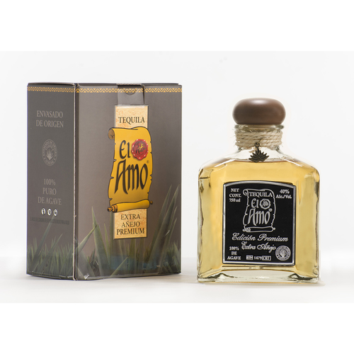 Zoom to enlarge the El Amo Edicion Primium Extra Anejo Tequila