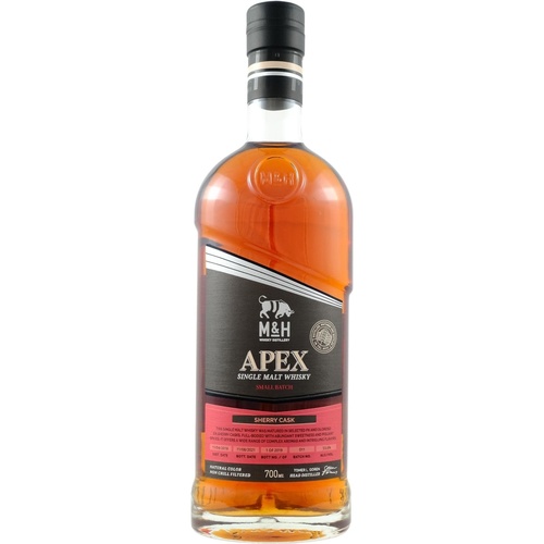 Zoom to enlarge the M&h Whisky • Apex Series Sherry Cask