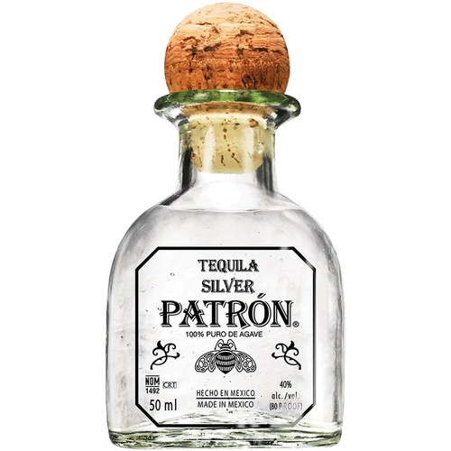 Zoom to enlarge the Patron Tequila • Silver 50ml (Each)