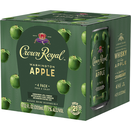 Zoom to enlarge the Crown Royal Cocktails • Washington Apple 4pk-12oz