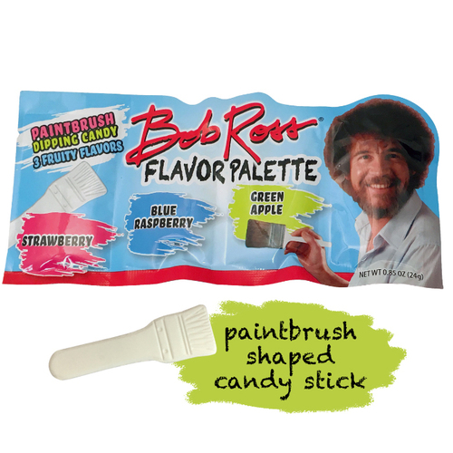 Zoom to enlarge the Bob Ross Flavor Palette Paintbrush Dipping Candy