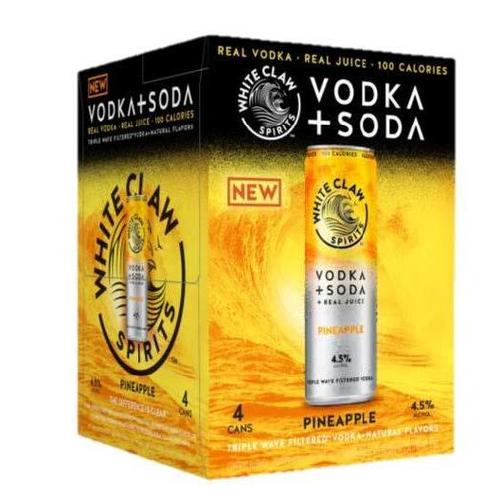 Zoom to enlarge the White Claw Vodka Soda • Pineapple 4pk-12oz