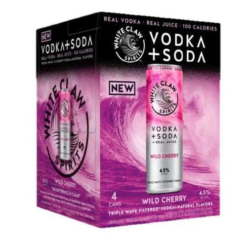 Zoom to enlarge the White Claw Vodka Soda • Wild Cherry 4pk-12oz