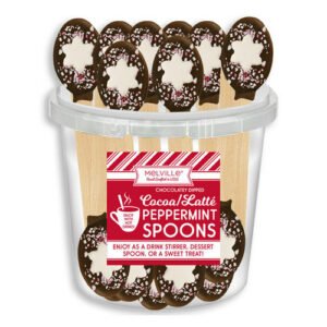 Holiday &bull; Melville Spoon Peppermint Chocolate With Mallow Star