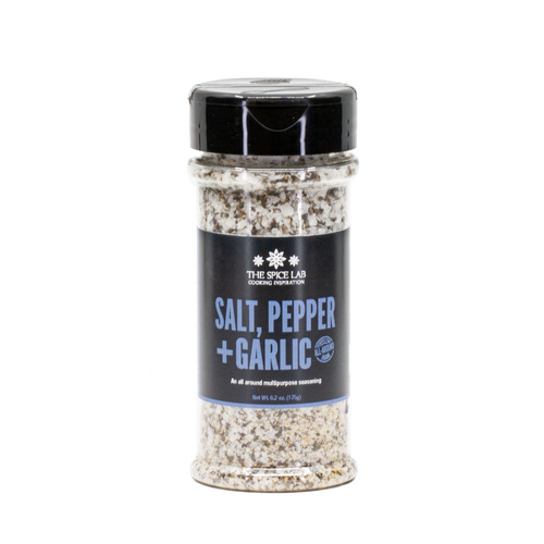 Zoom to enlarge the Spice Lab Salt Pepper & Garlic In Shaker Jar