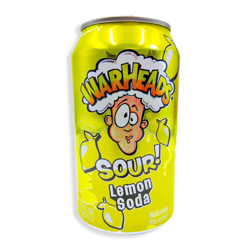 Zoom to enlarge the Warheads Lemon Sour Soda In Can