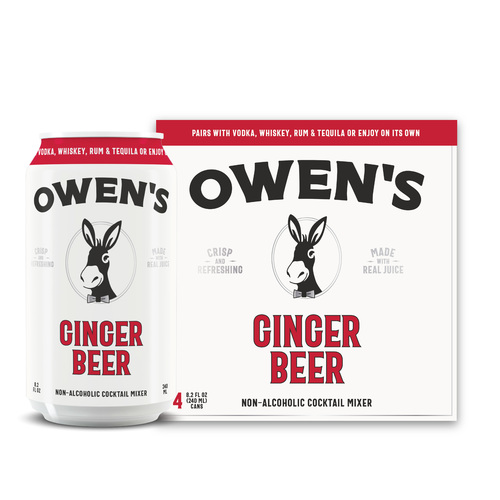 Zoom to enlarge the Owen’s Mixers Ginger Beer Can