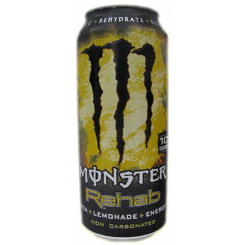 Zoom to enlarge the Monster Rehab Tea • Lemonade 15.5z