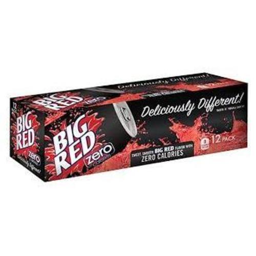 Zoom to enlarge the Big Red Soda • Zero 12 oz 12 Pack