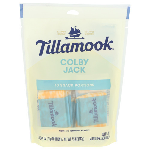 Zoom to enlarge the Tillamook Pack-it-pals  Colby Jack